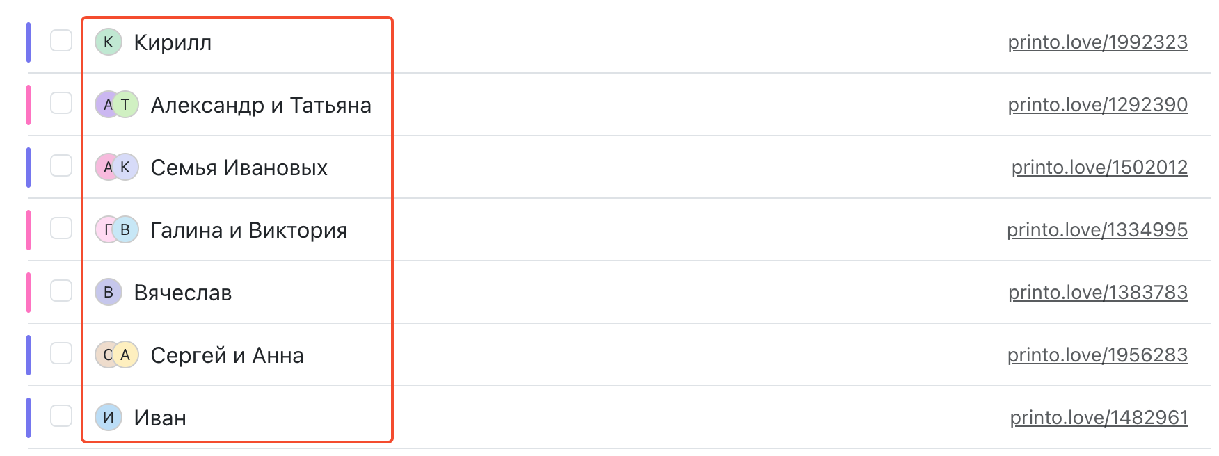 Аватарки гостей і кого запрошуємо